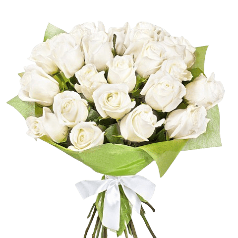 Bouquet De Rosas Blancas X24