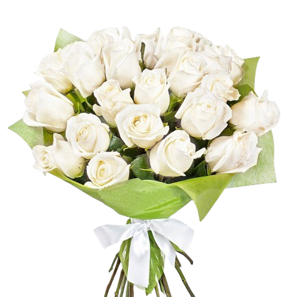 Bouquet De Rosas Blancas X24 1