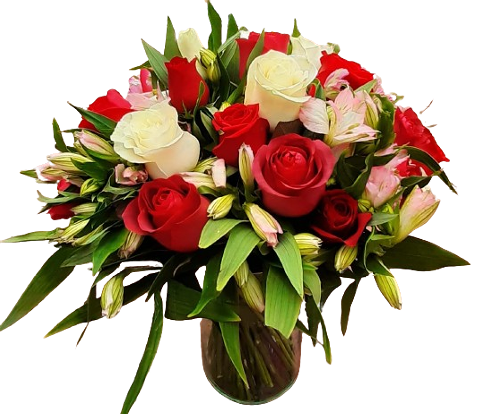 Jardin De Rosas Y Astromelia 1