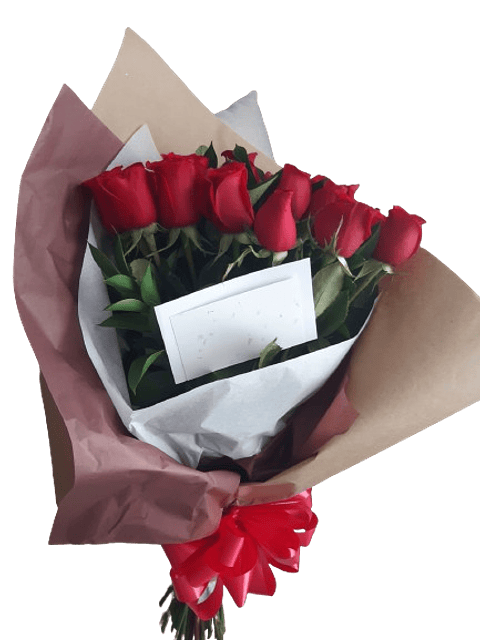 Bouquet De 12 Rosas Rojas