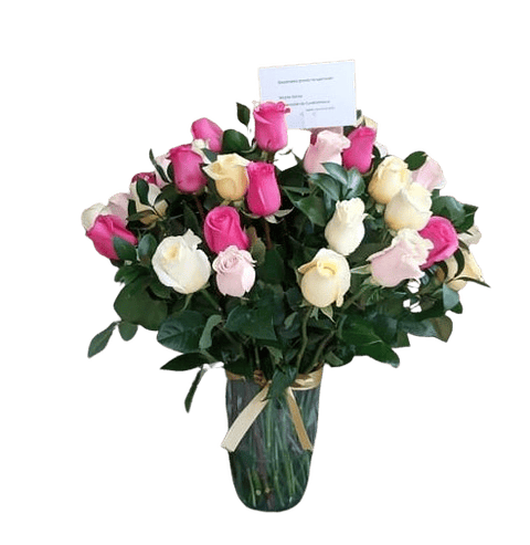 Florero Arte En Pétalos