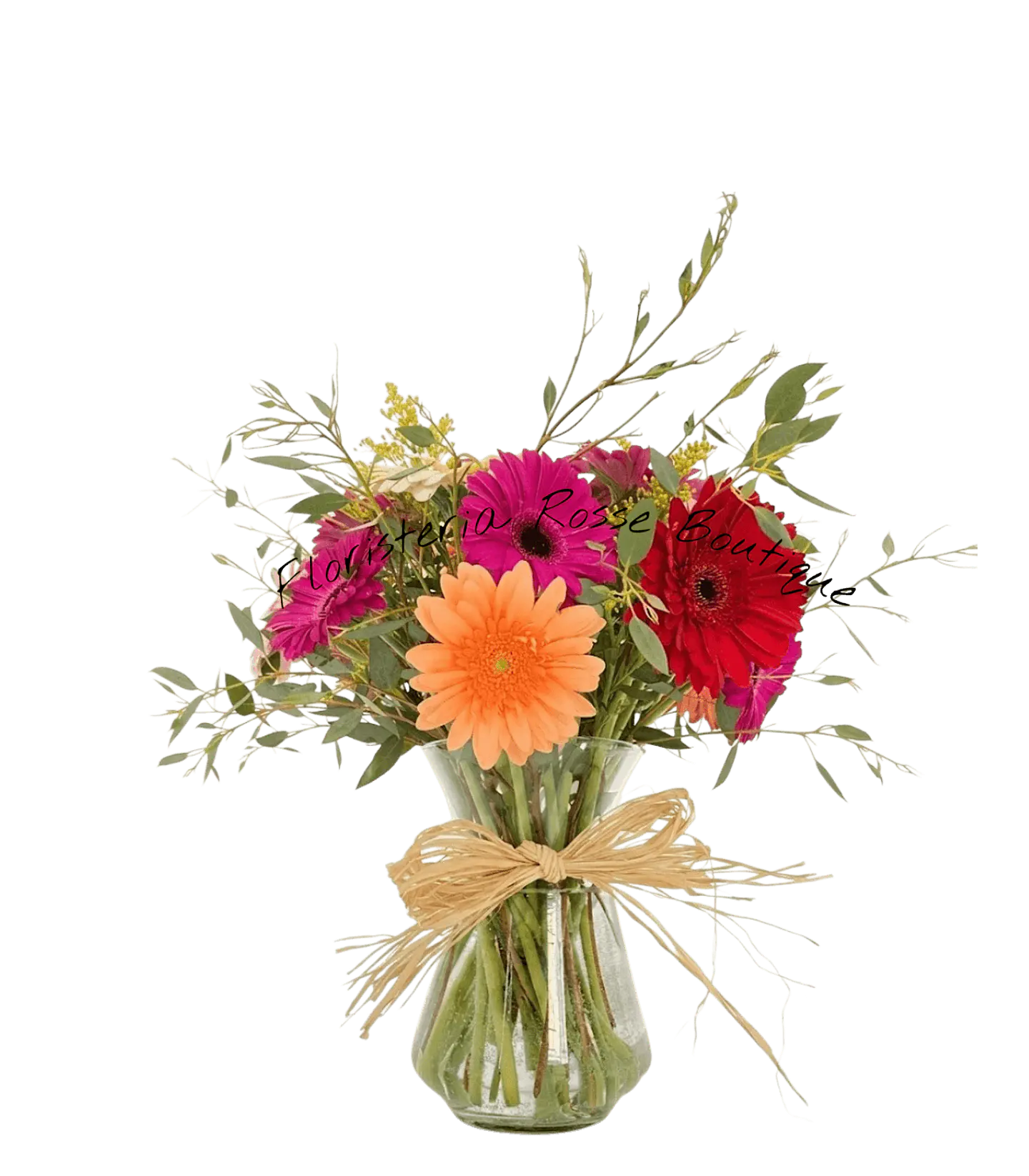 Jarrón de 8 Gerberas 1
