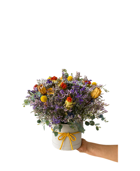 Caja de Flores Secas