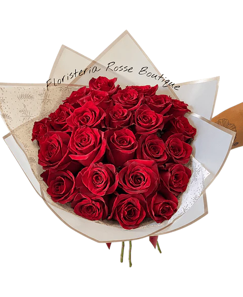 Bouquet de 24 Rosas Rojas