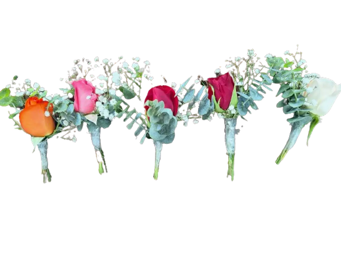 Flores de Boutonnières X5 2