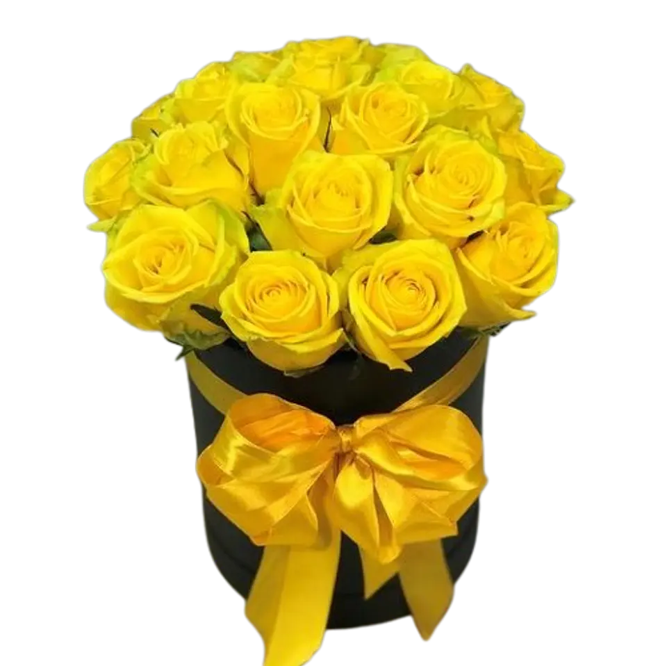 Caja de 24 Rosas Amarillas 1