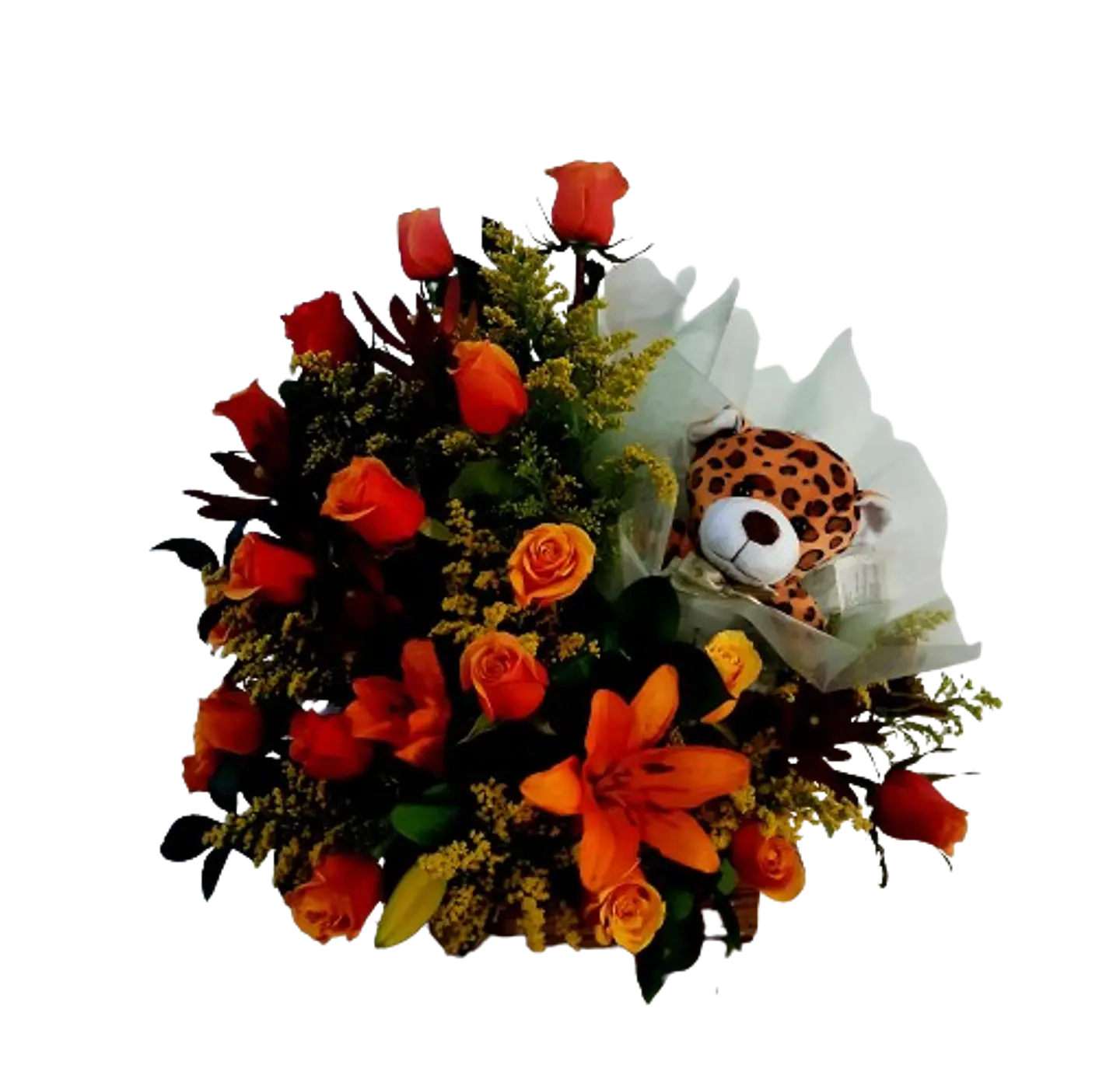 Arreglo de Flores Naranja 1