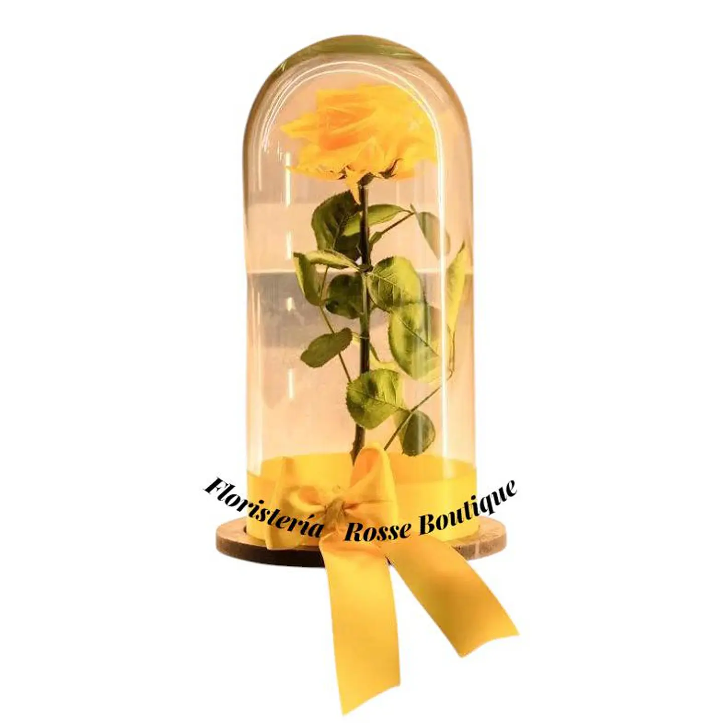 Rosa Preservada Amarilla 1