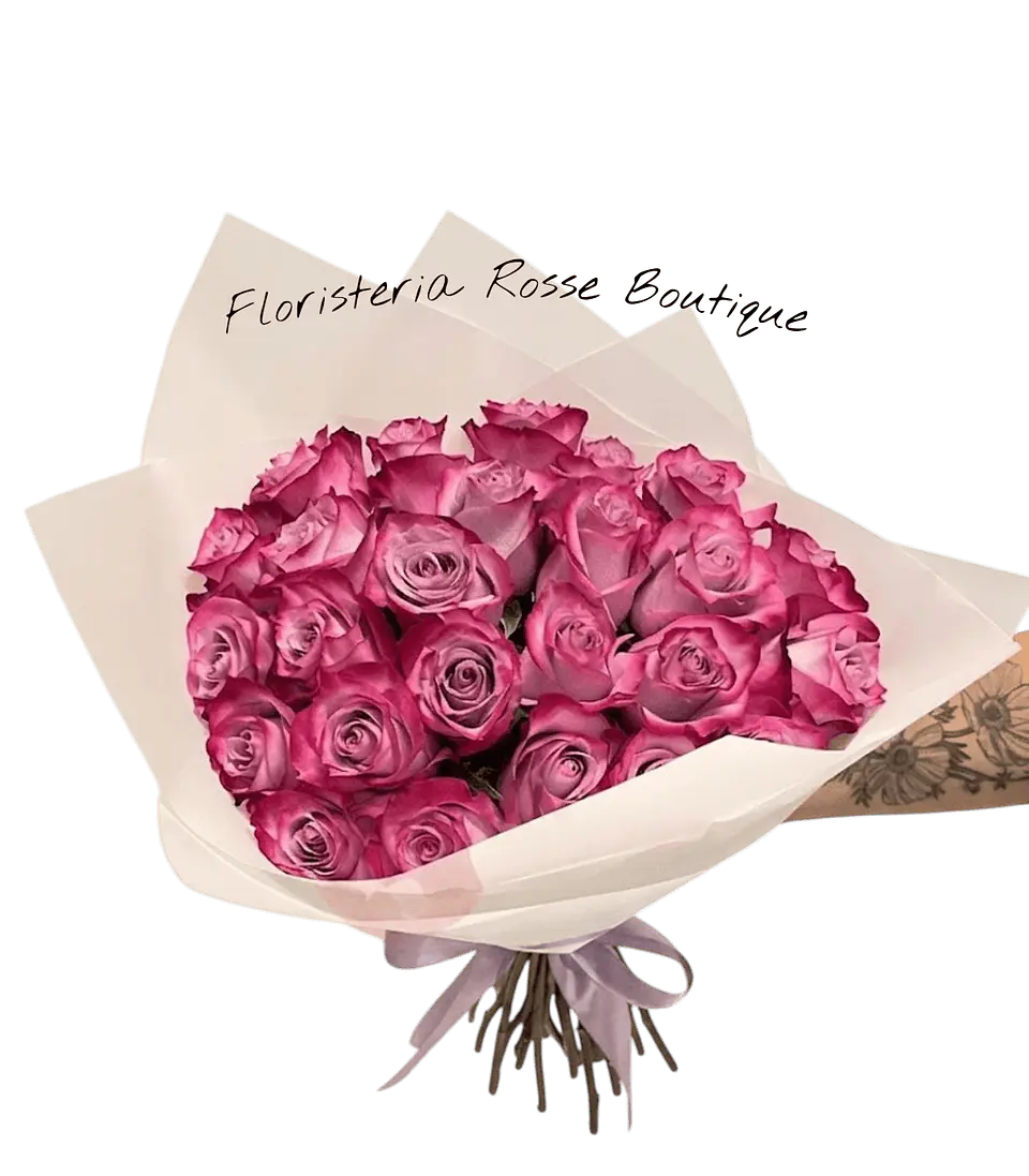 Bouquet de 48 Rosas Moradas o Lilas 1