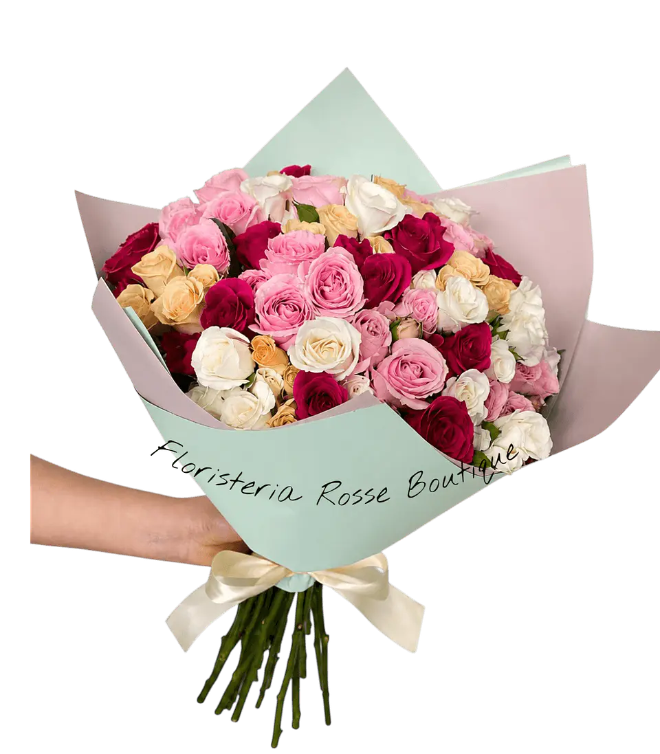 Bouquet de 50 Rosas Surtidas 1
