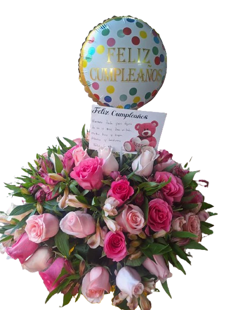 Arreglo de Astromelia y Rosas