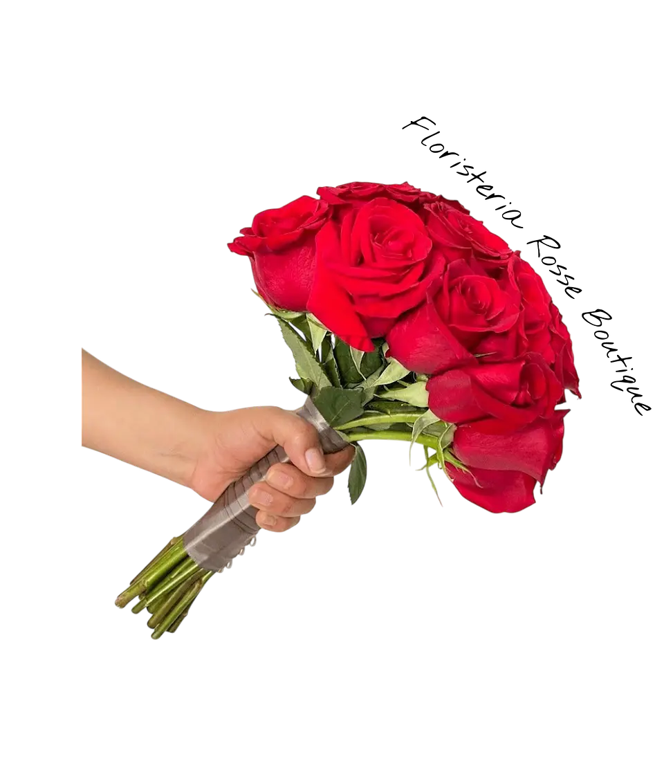 Ramo Novia Rojo de 12 Rosas 1