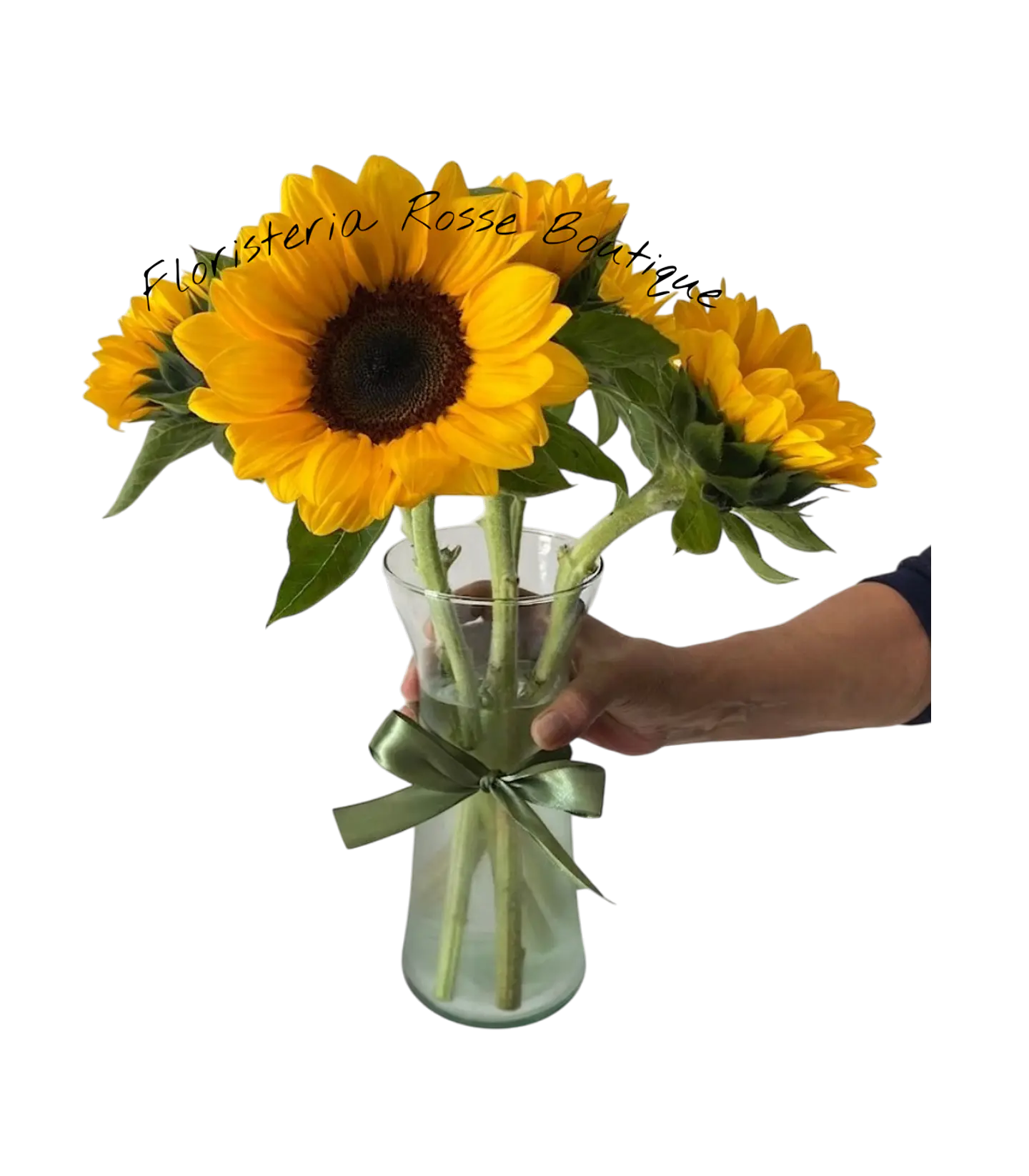 Jarrón con 6 Girasoles 1