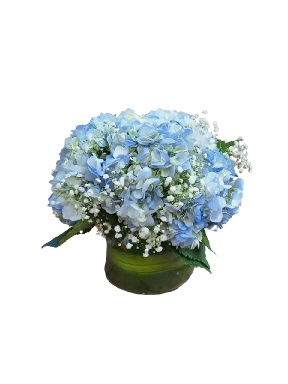 Jarrón de 4 Hortensias Azules 1