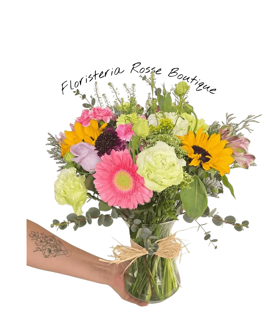 Jarrón de 25 Tallos de Flores Surtidas 1
