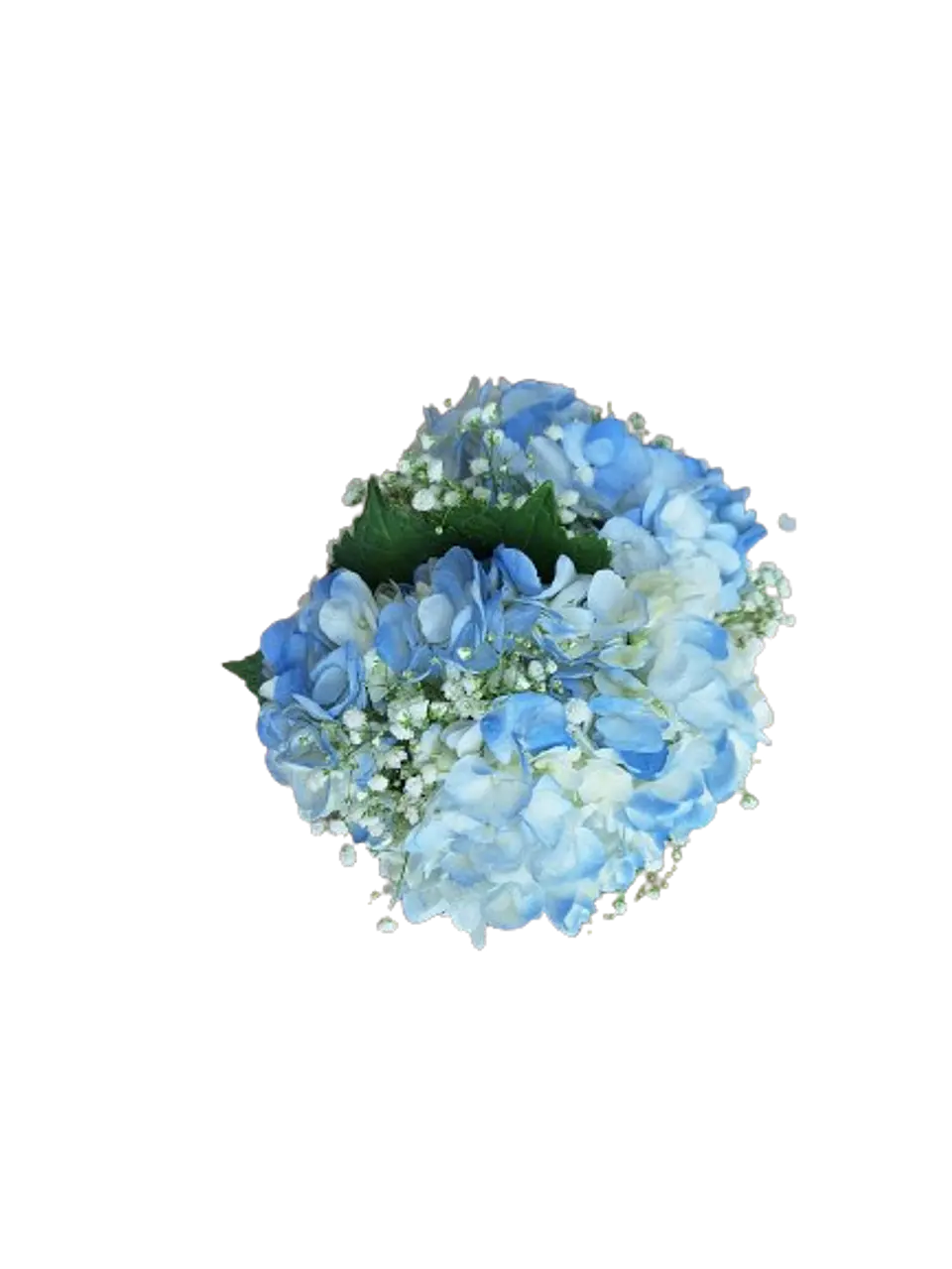 Jarrón de 4 Hortensias Azules 2