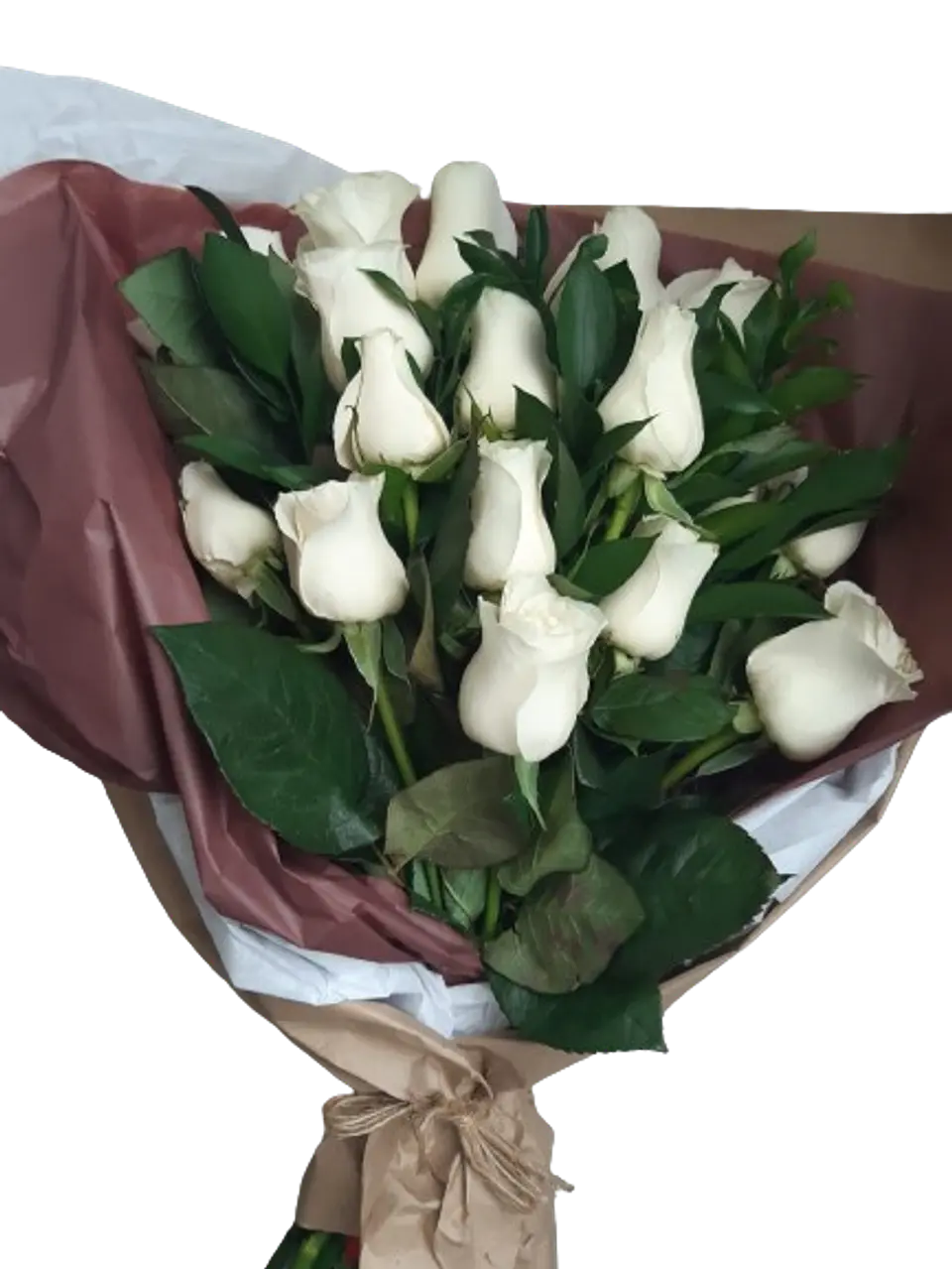 Bouquet de 12 Rosas Blancas 1