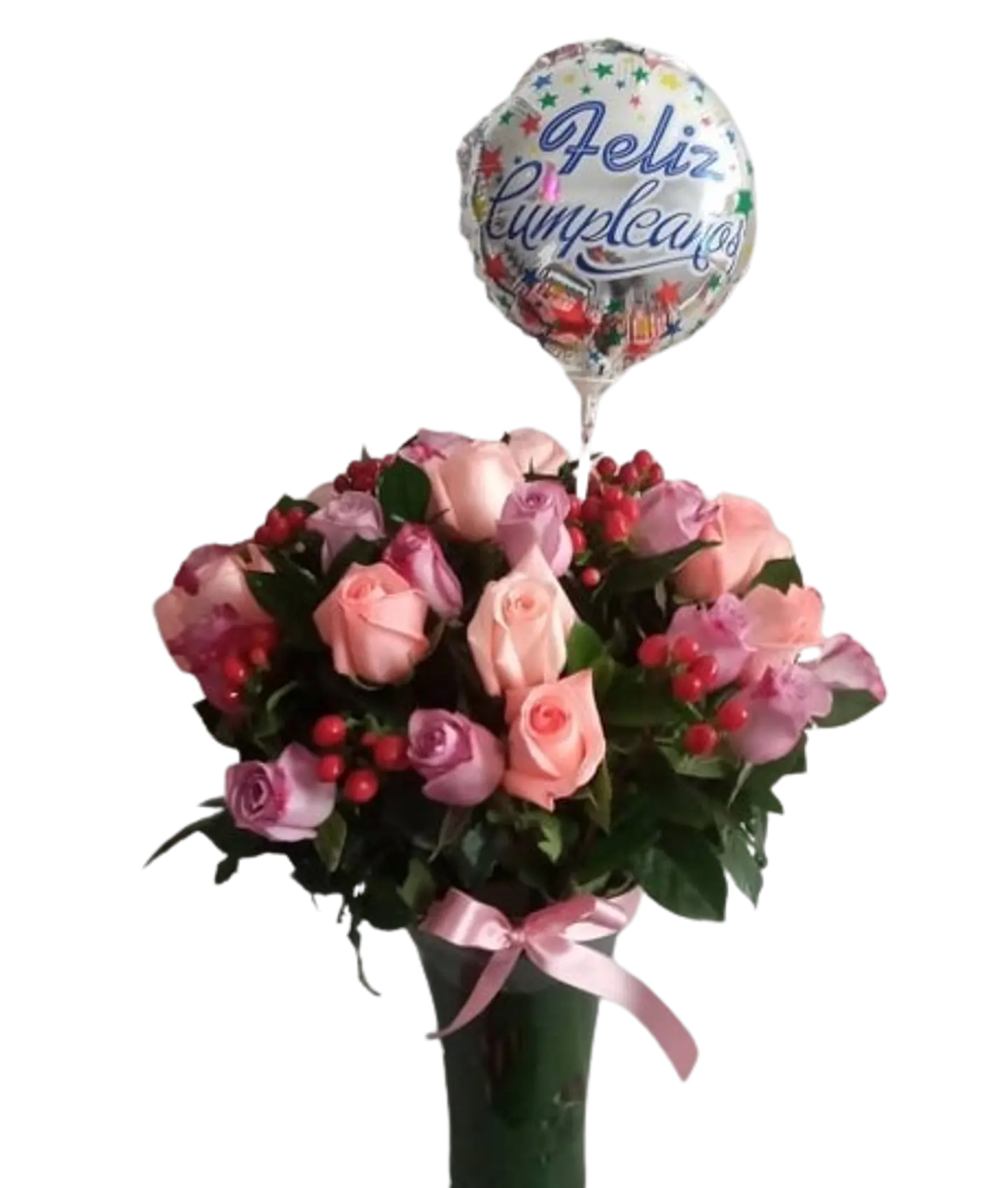 Florero de Rosas y Fantasía 1