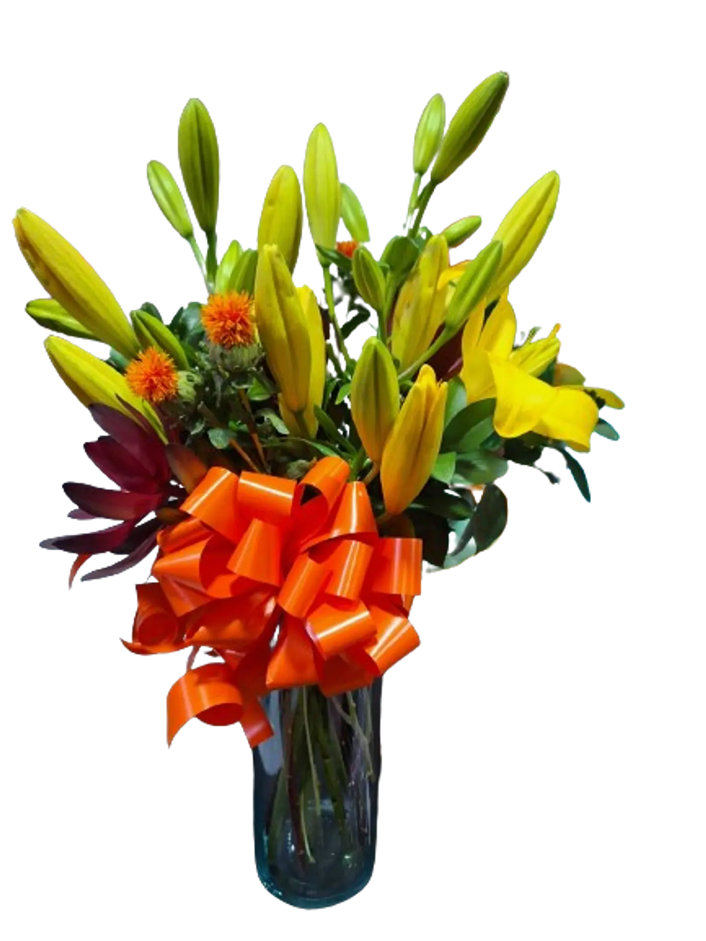 Florero de Lirios Amarillos 1