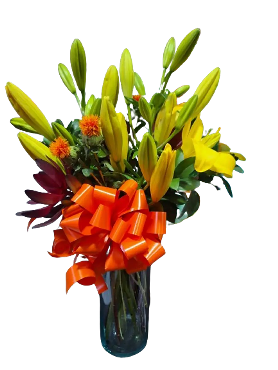 Florero de Lirios Amarillos 1