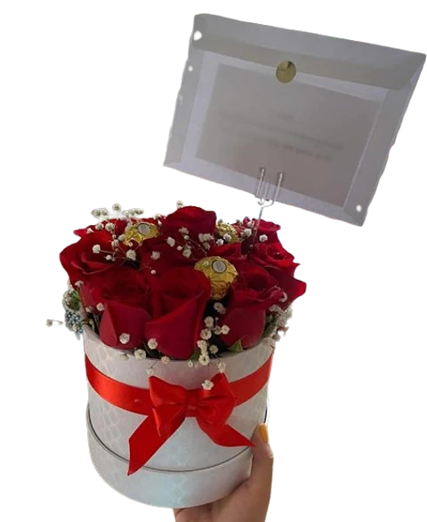 Caja Cofre Floral de Rosas