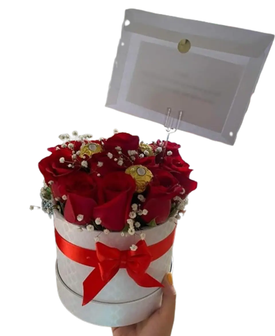 Caja Cofre Floral de Rosas 1