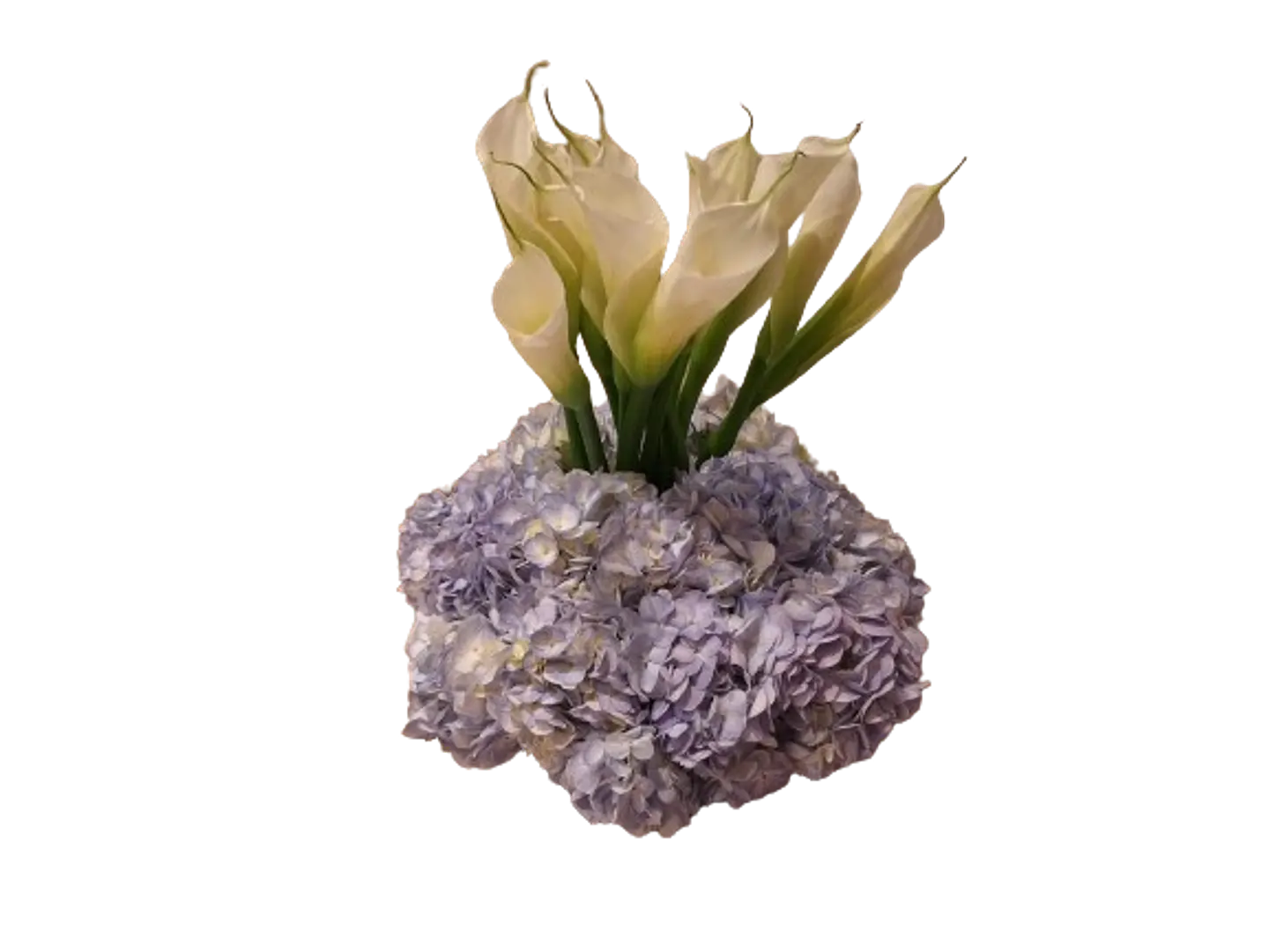 Arreglo de Cartuchos y Hortensias 3