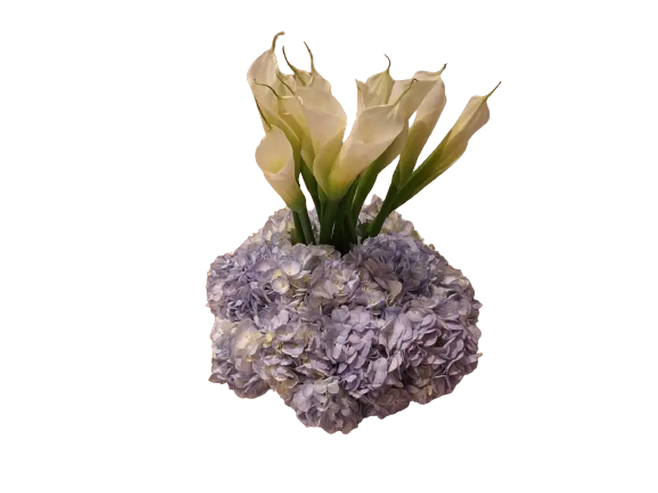 Arreglo de Cartuchos y Hortensias 3