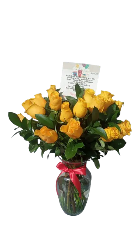 Florero Esculturas de Rosas y Pétalos