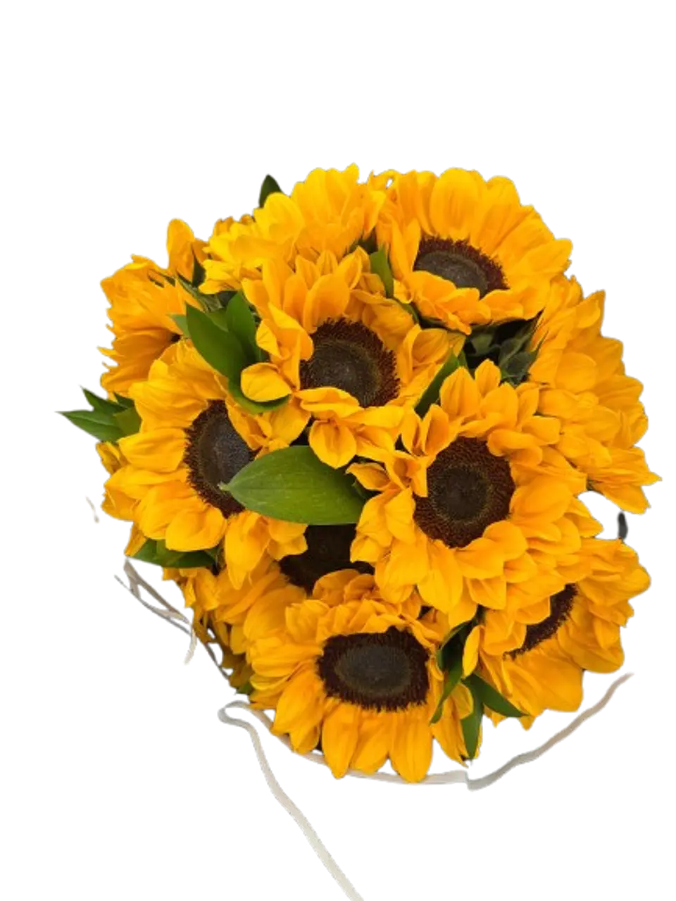 Bouquet de 8 Girasoles en Papel Coreano Negro 3