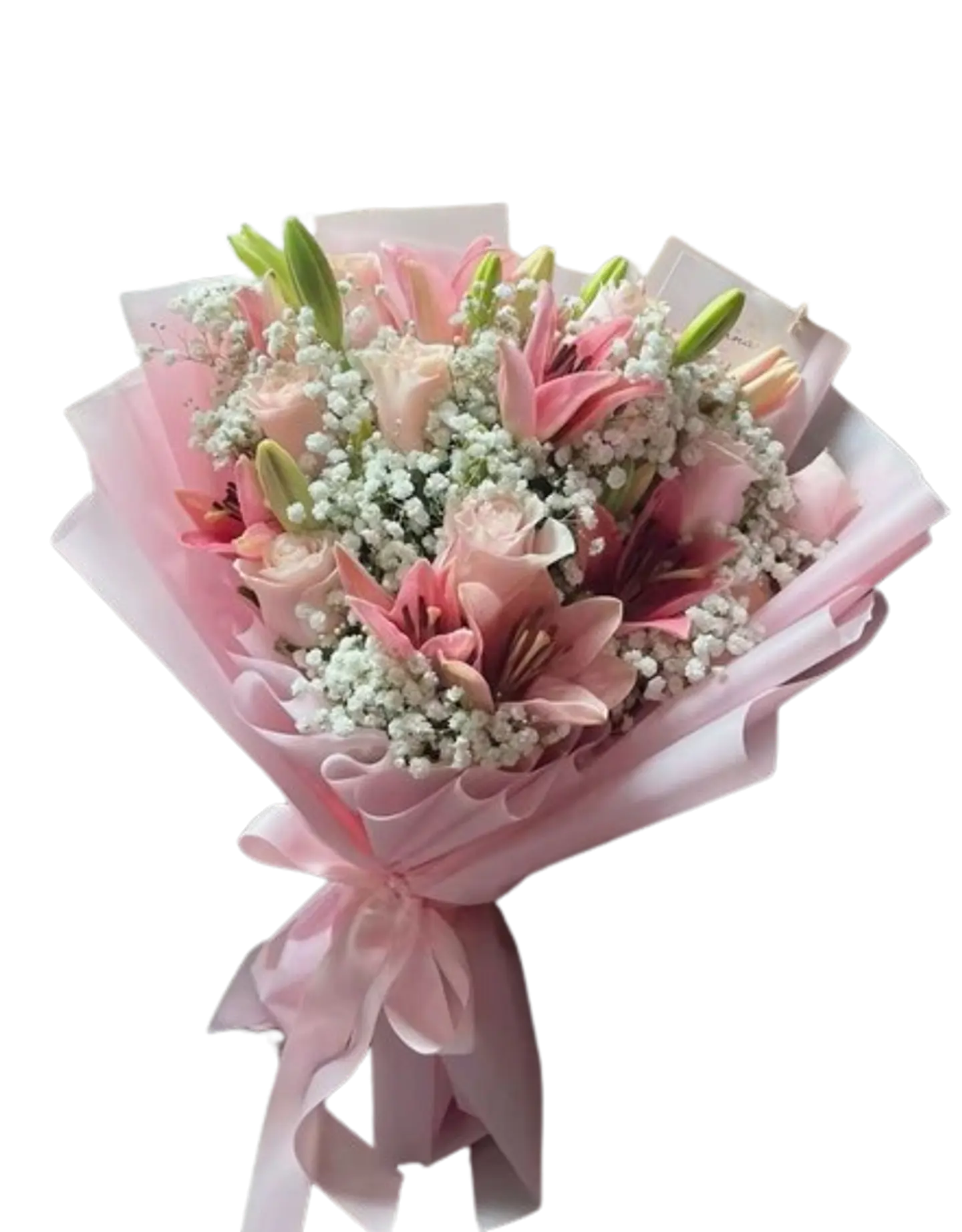 Bouquet de Lirios y Rosas 1