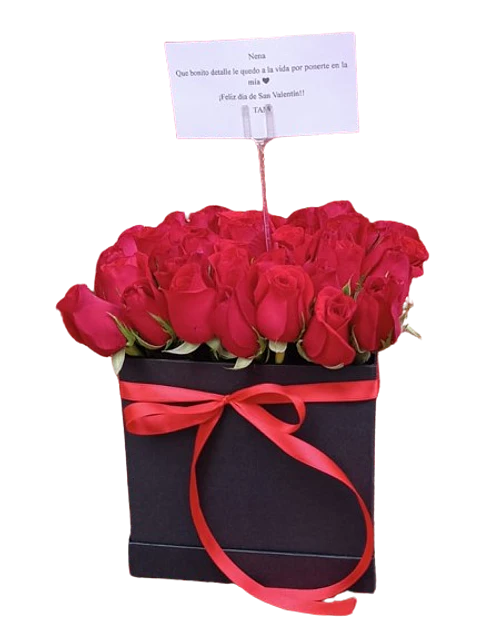 Caja de Rosas Elegantes