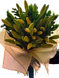 Bouquet Lirios Amarillo con Follaje - Miniatura 1