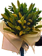 Bouquet Lirios Amarillo con Follaje - Miniatura 2
