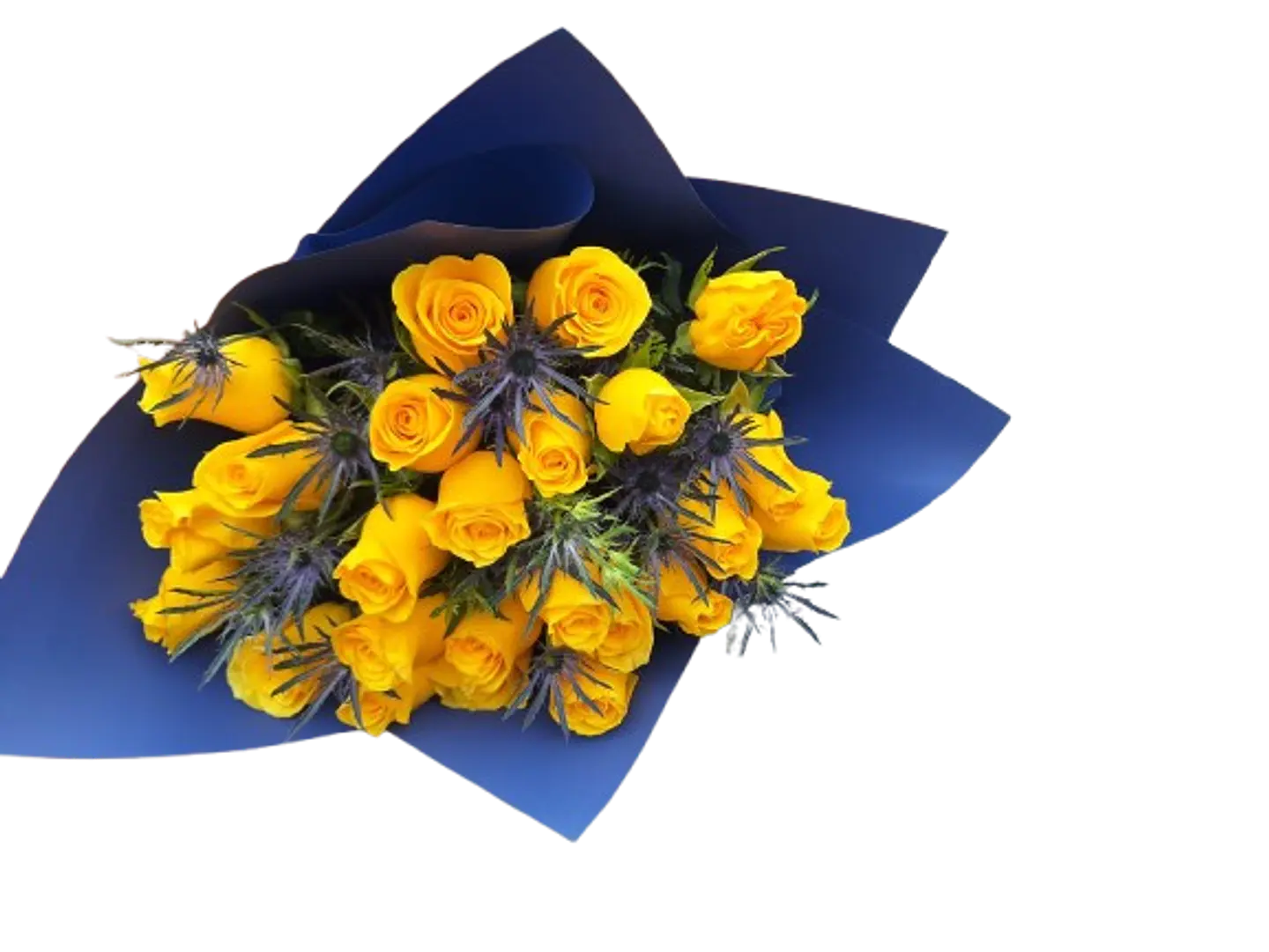 Bouquet de 24 Rosas Amarillas 1