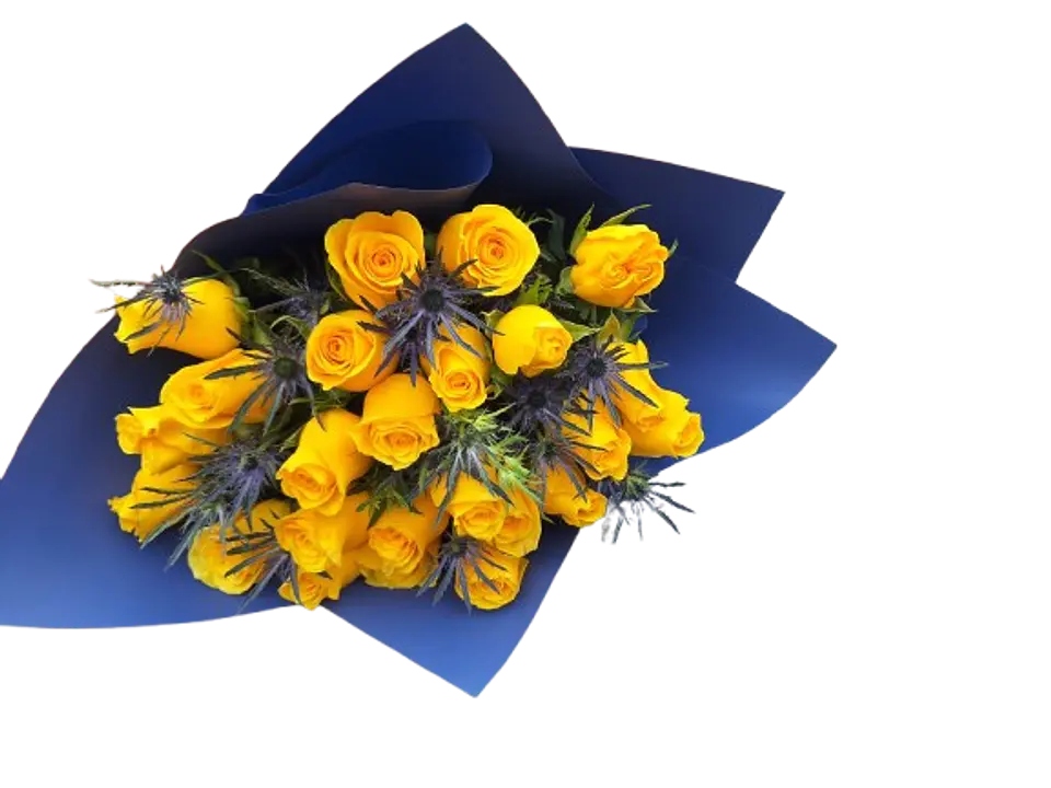Bouquet de 24 Rosas Amarillas 1