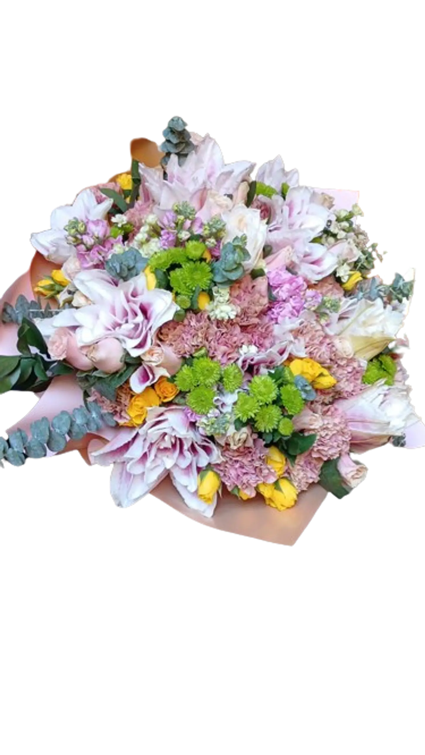 Bouquet de Surtido con Lirios en Arcoíris Floral 1