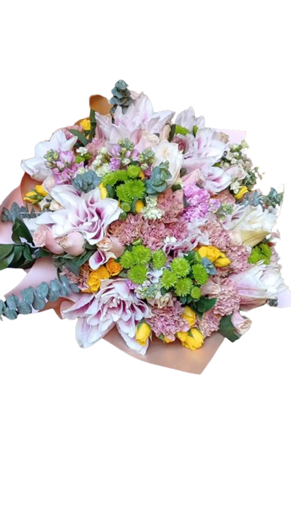 Bouquet de Surtido con Lirios en Arcoíris Floral 1