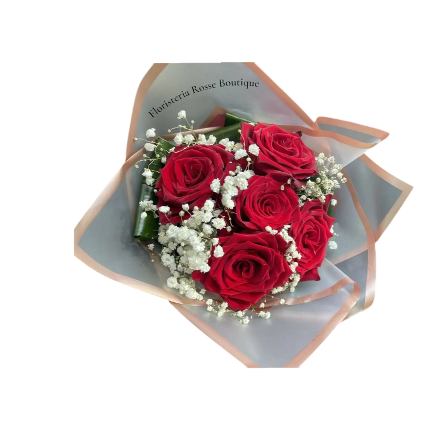 Bouquet de 5 Rosas Rojas 1