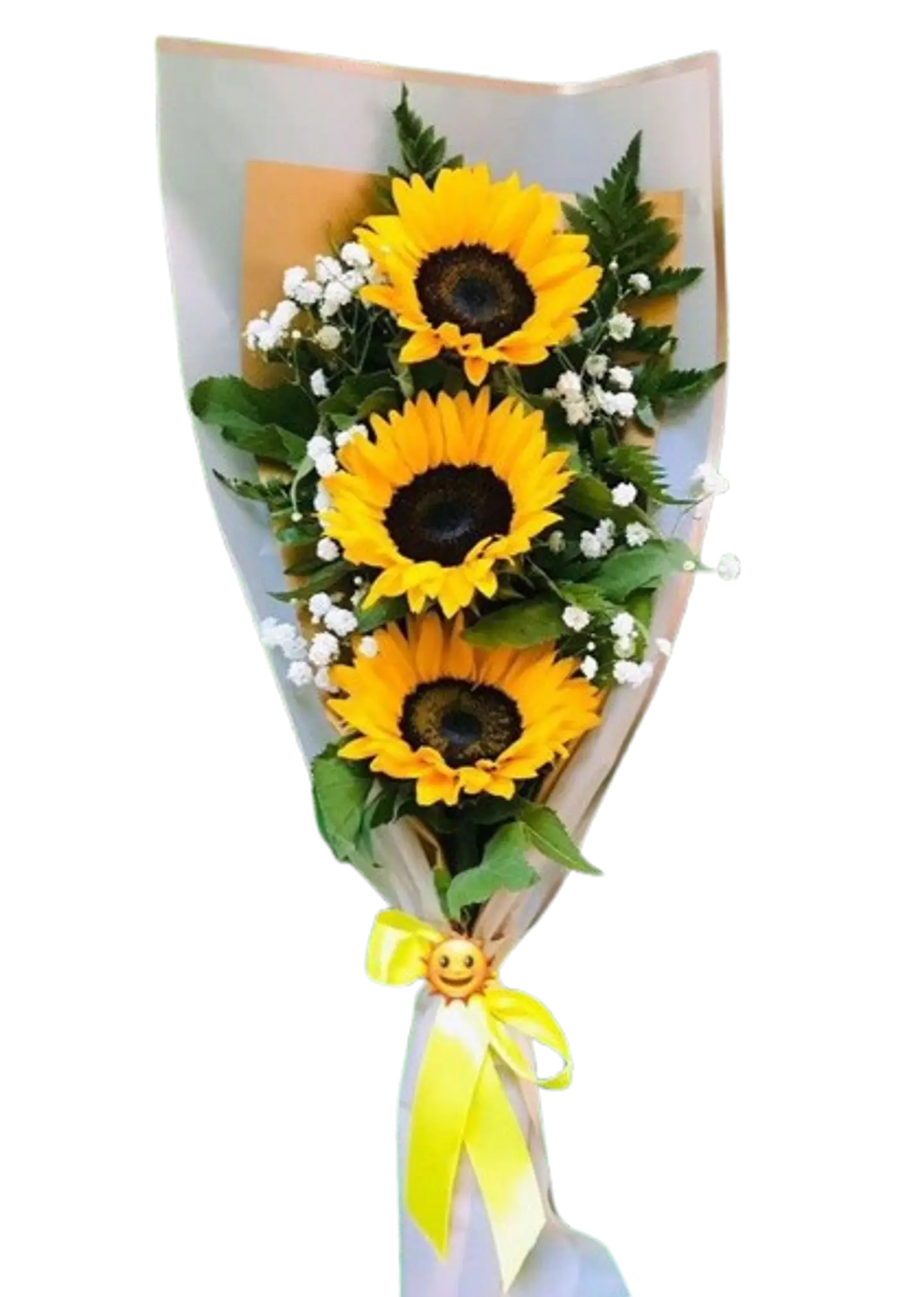 Bouquet de 3 Girasoles en Cascada 1
