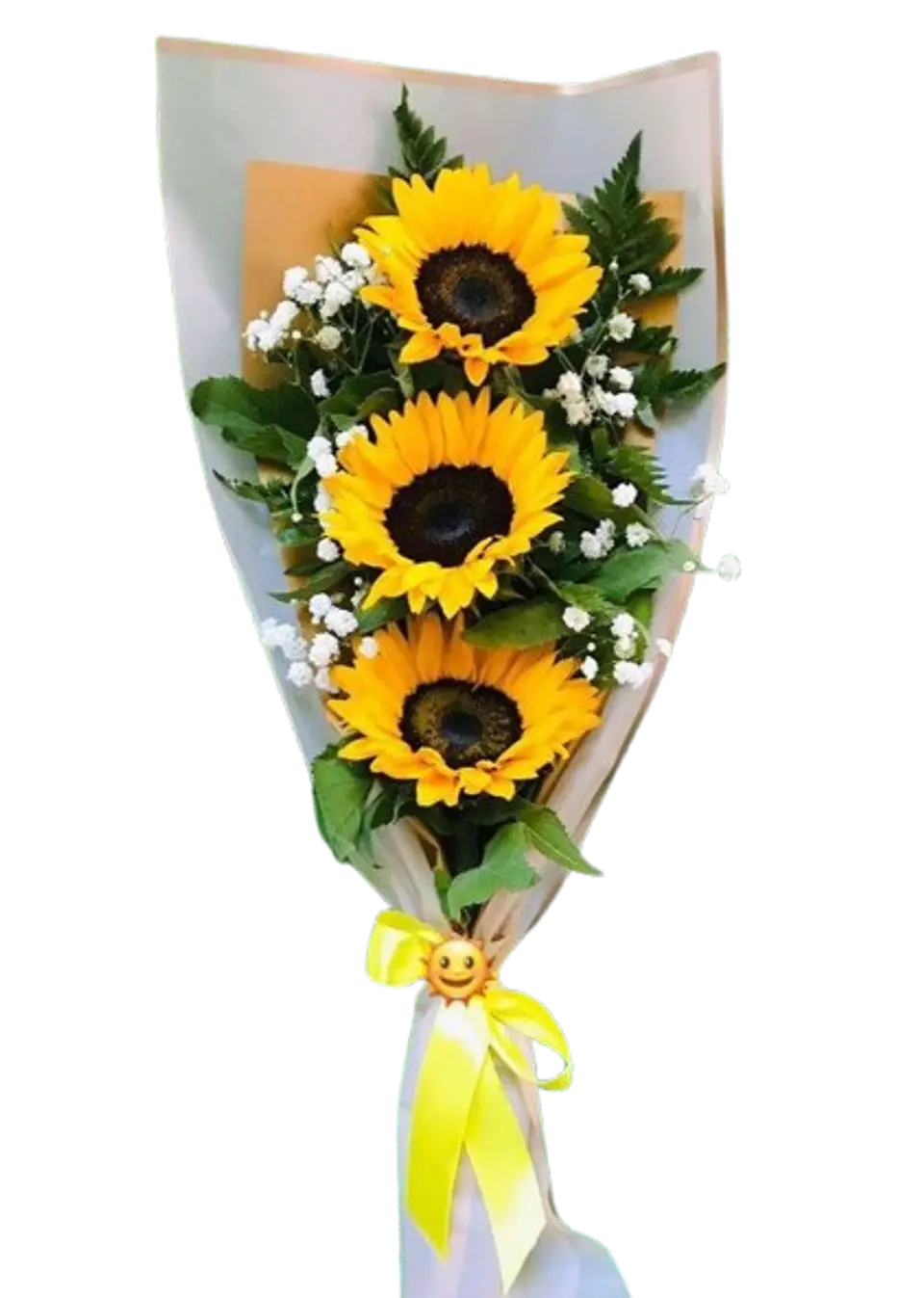 Bouquet de 3 Girasoles en Cascada 1