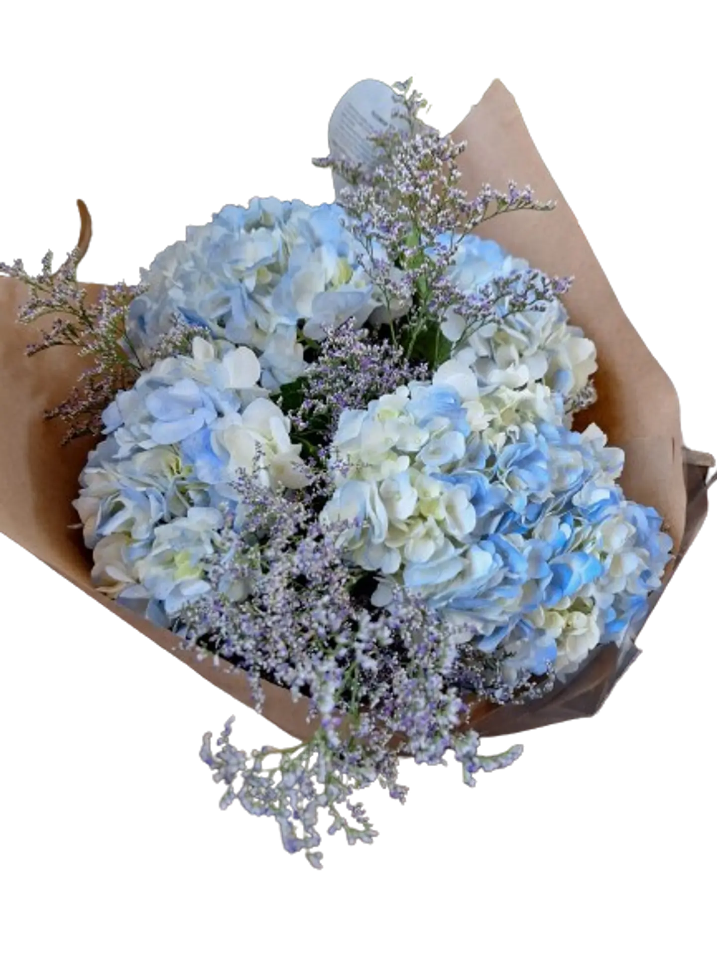 Bouquet de 4 Hortensias Azules 2