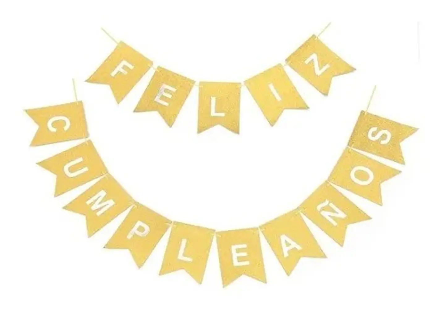 Letrero Banderin Feliz Cumpleaños 3