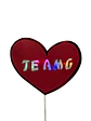 Topper Te Amo - Miniatura 2