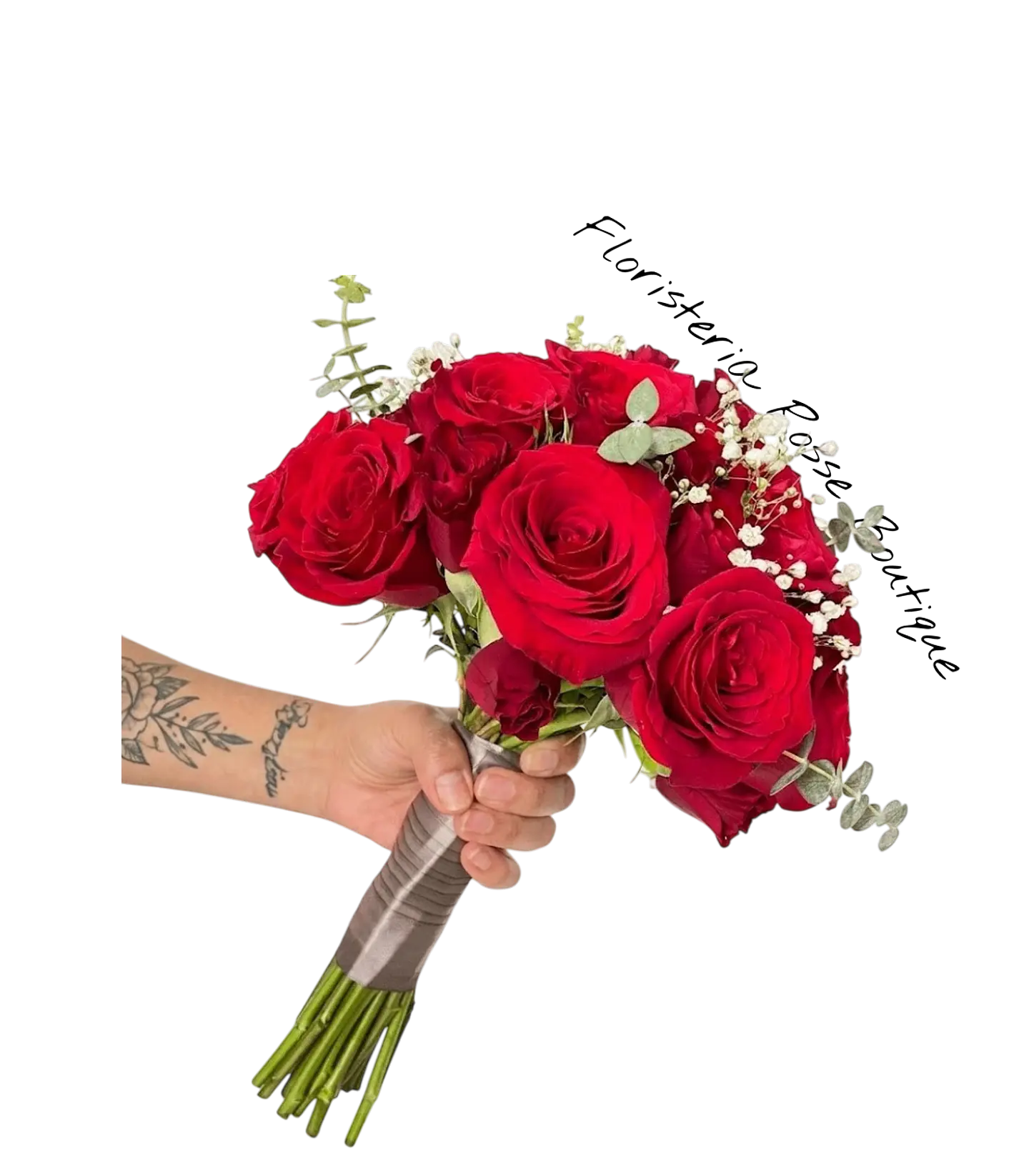 Ramo Novia Rojo de 20 Rosas Rojas 1