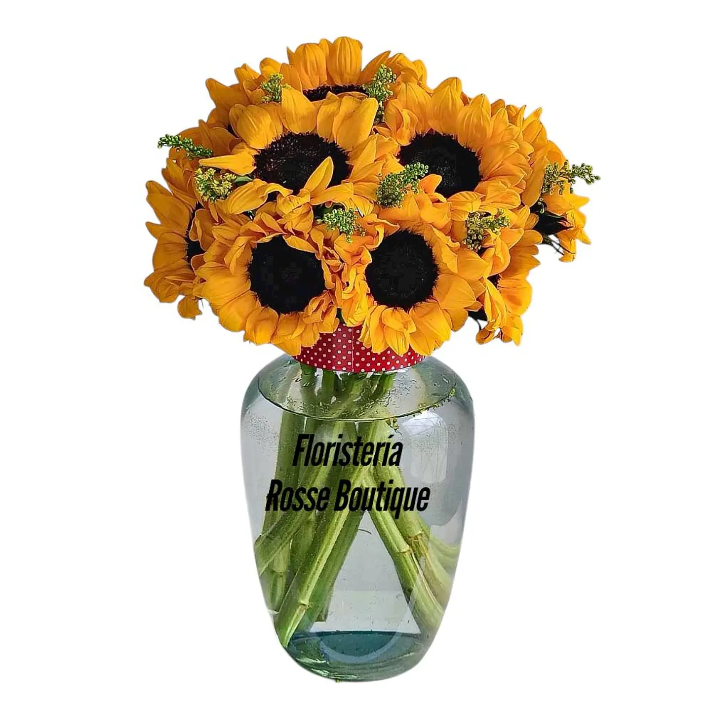 Jarrón de 15 Girasoles 1