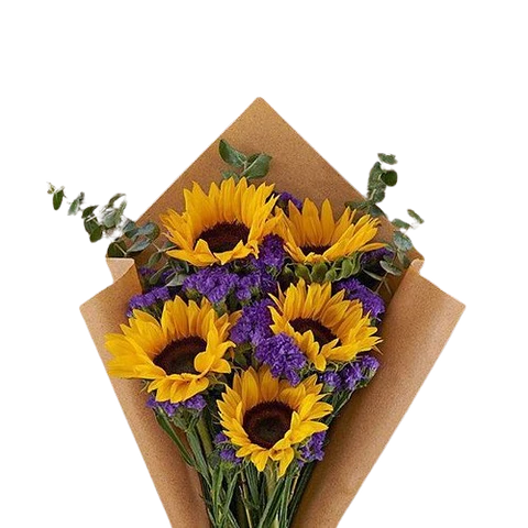 Bouquet de 5 Girasoles
