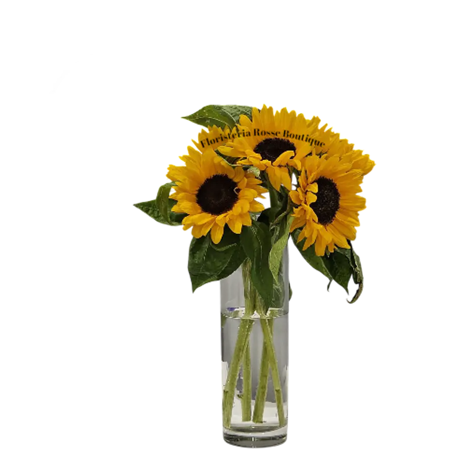Jarrón de 5 Girasoles 1