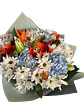 Bouquet de Margaritas Hortensias y Lirios - Miniatura 1