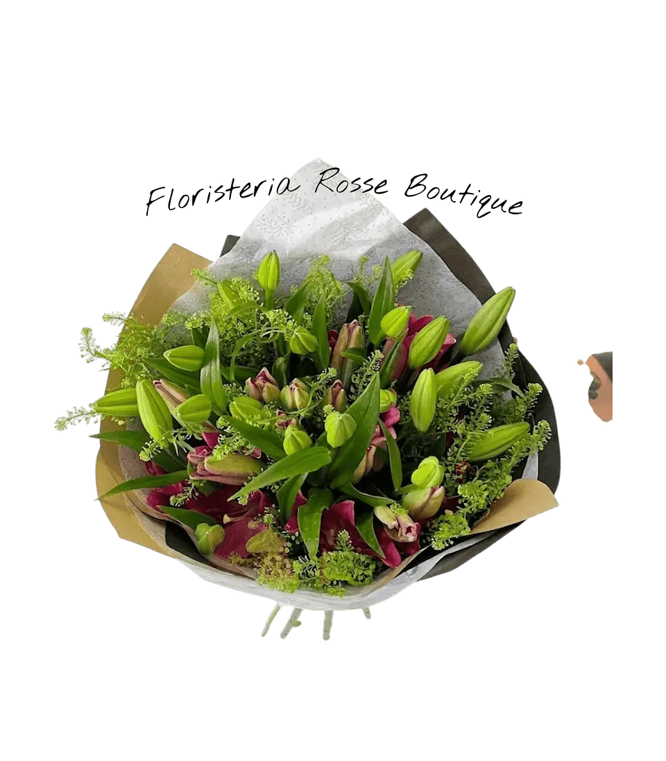 Bouquet de 6 Lirios Rosados 1